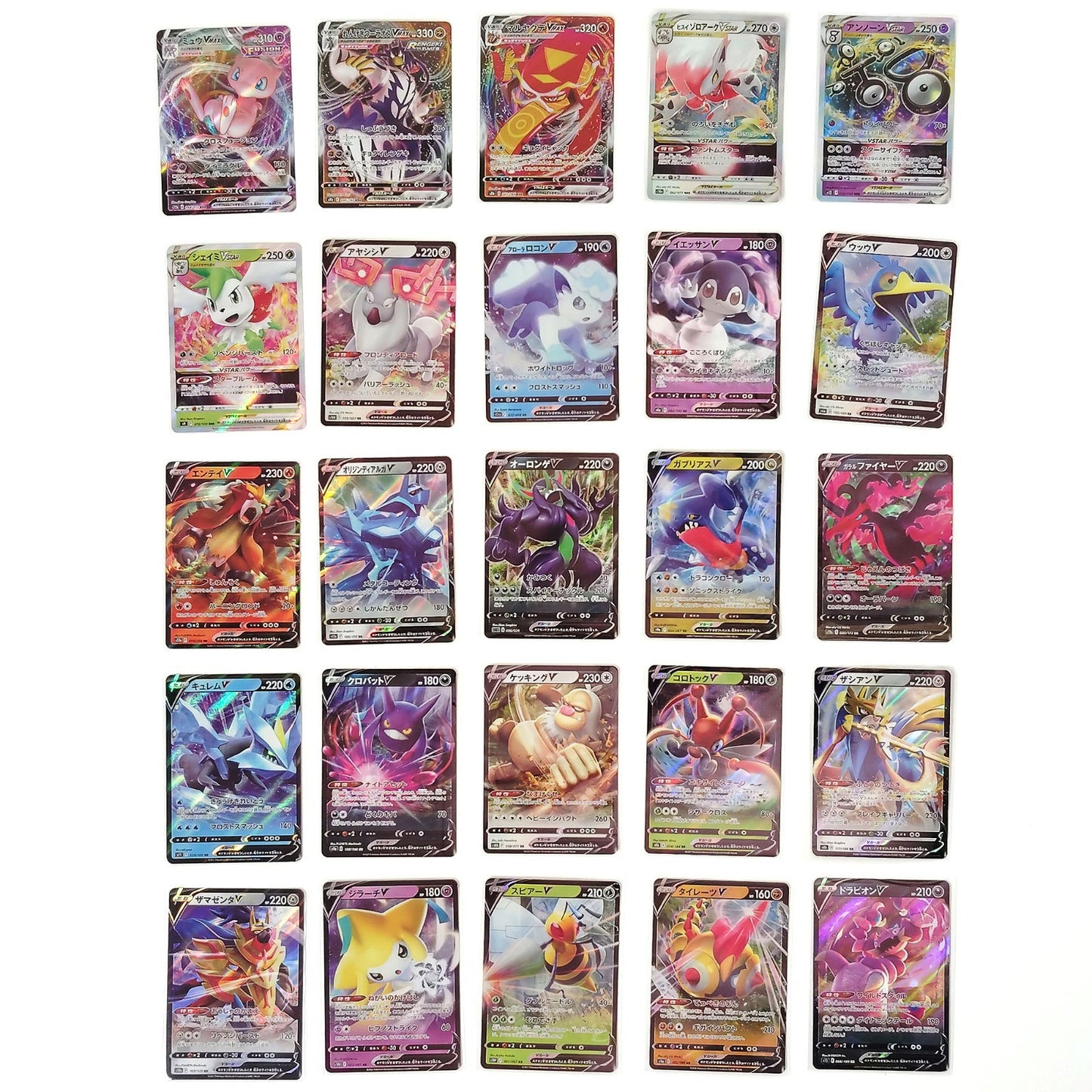 Pokemon Card Bulk Lot 100 V ex VMAX VSTAR NM-LP No Dupes Japanese US Stock 803