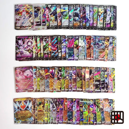 Pokemon Card Bulk Lot 100 V ex VMAX VSTAR NM-LP No Dupes Japanese US Stock 695