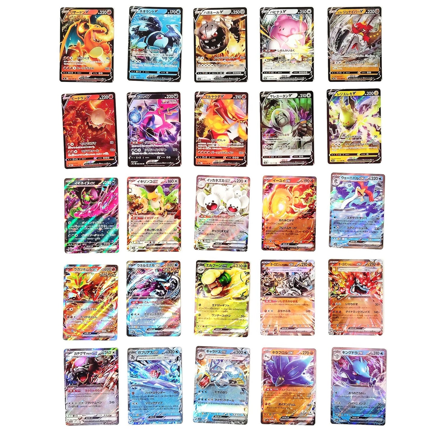Pokemon Card Bulk Lot 100 V ex VMAX VSTAR NM-LP No Dupes Japanese US Stock 807