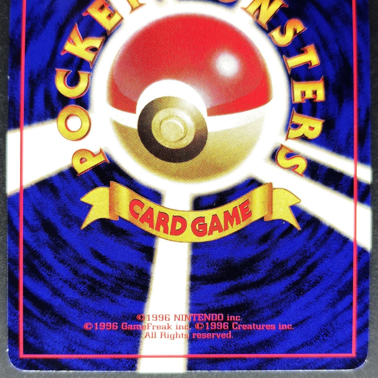 Growlithe LV.16 No.058 Old Back LP Japanese Pokemon Card