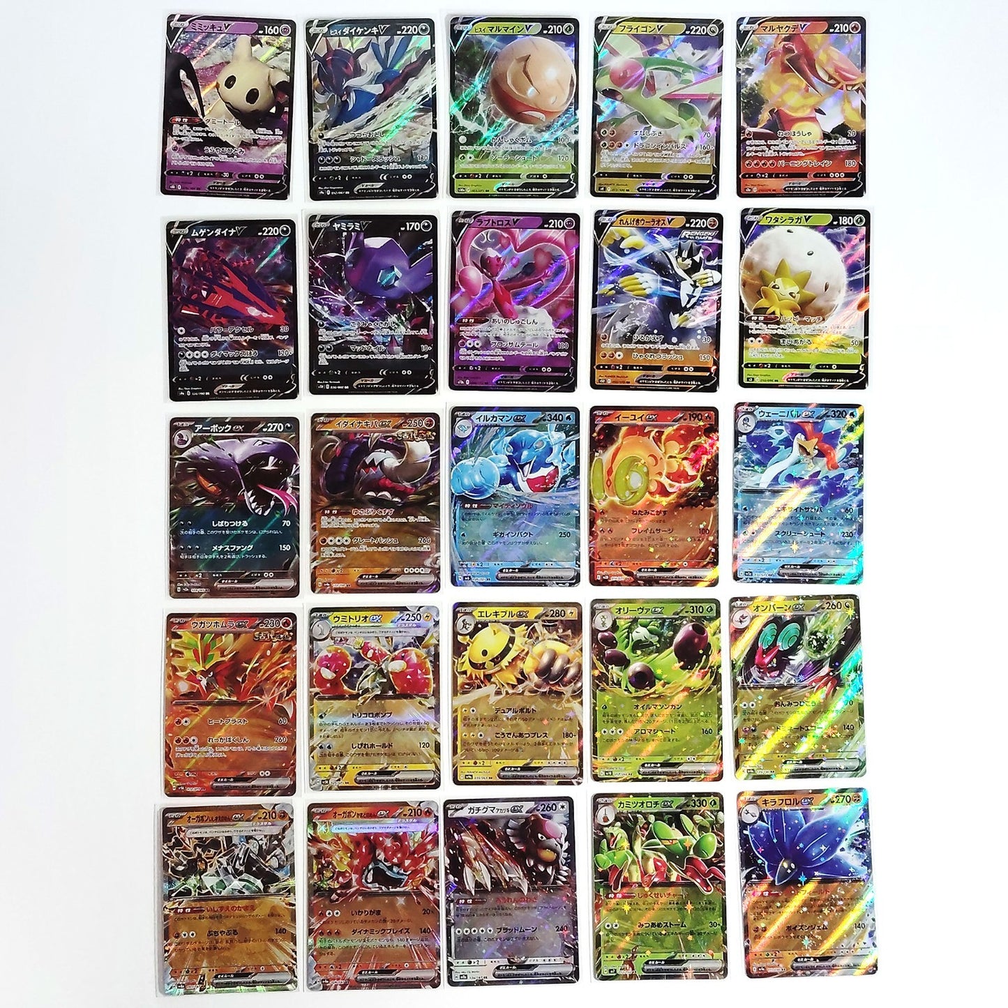 Pokemon Card Bulk Lot 100 V ex VMAX VSTAR NM-LP No Dupes Japanese US Stock 704