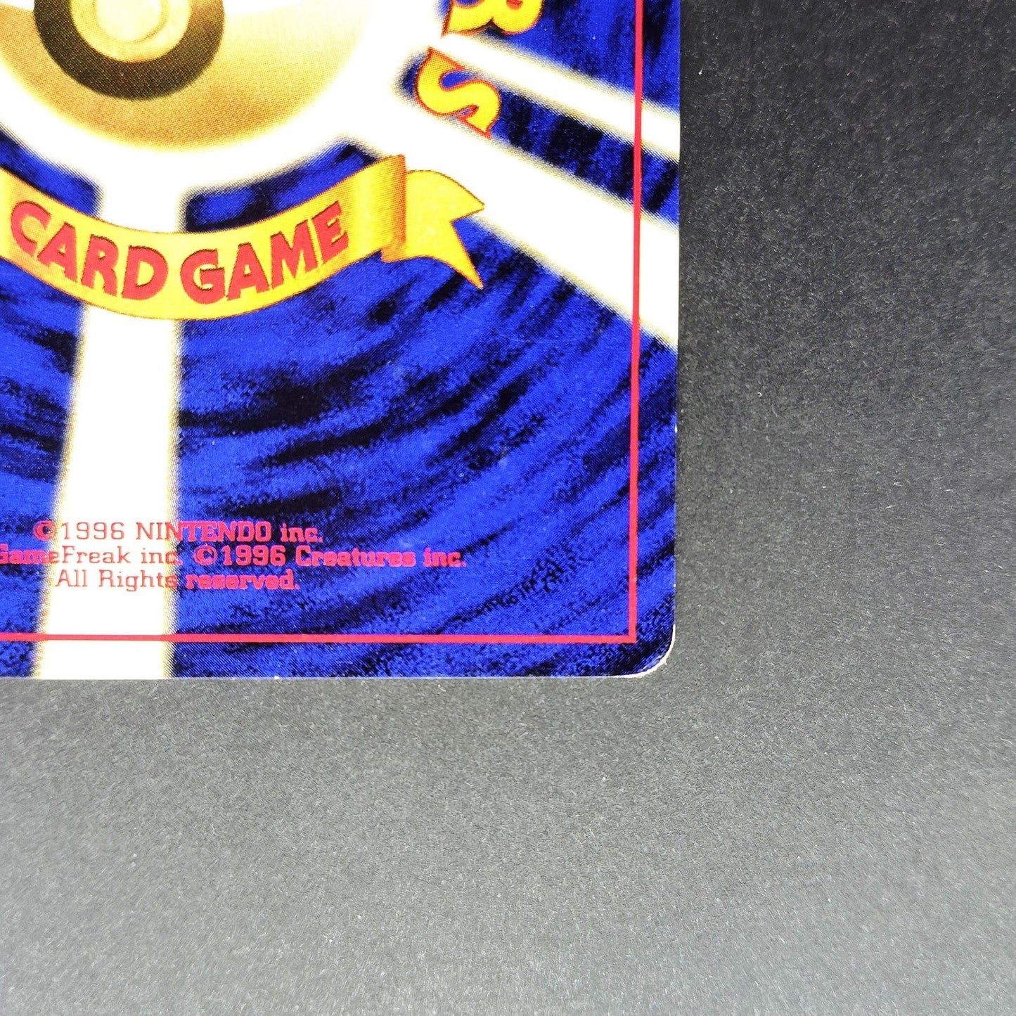 Squirtle LV.8 Base Set No.007 Old Back LP Japanese Pokemon Card