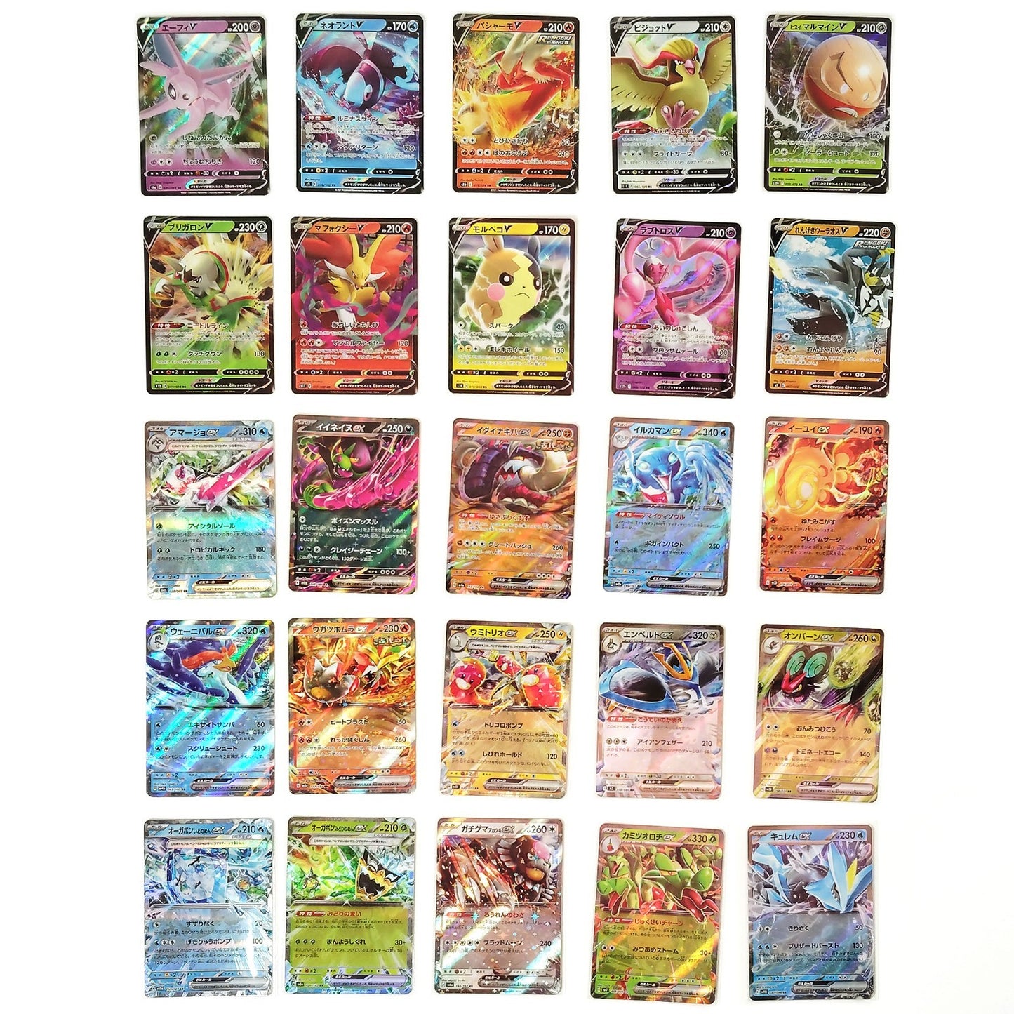 Pokemon Card Bulk Lot 100 V ex VMAX VSTAR NM-LP No Dupes Japanese US Stock 802