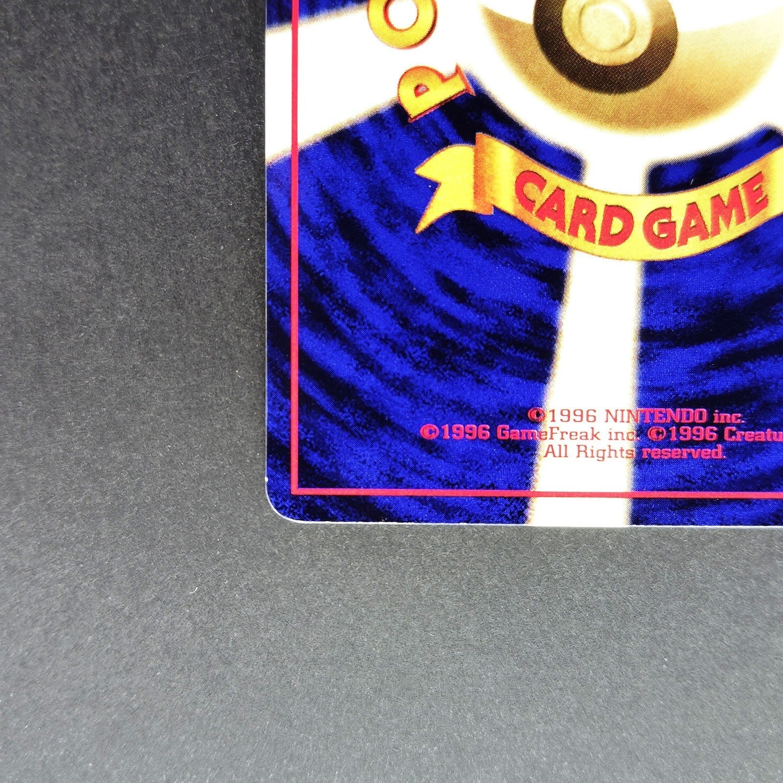 Growlithe LV.16 No.058 Old Back LP Japanese Pokemon Card