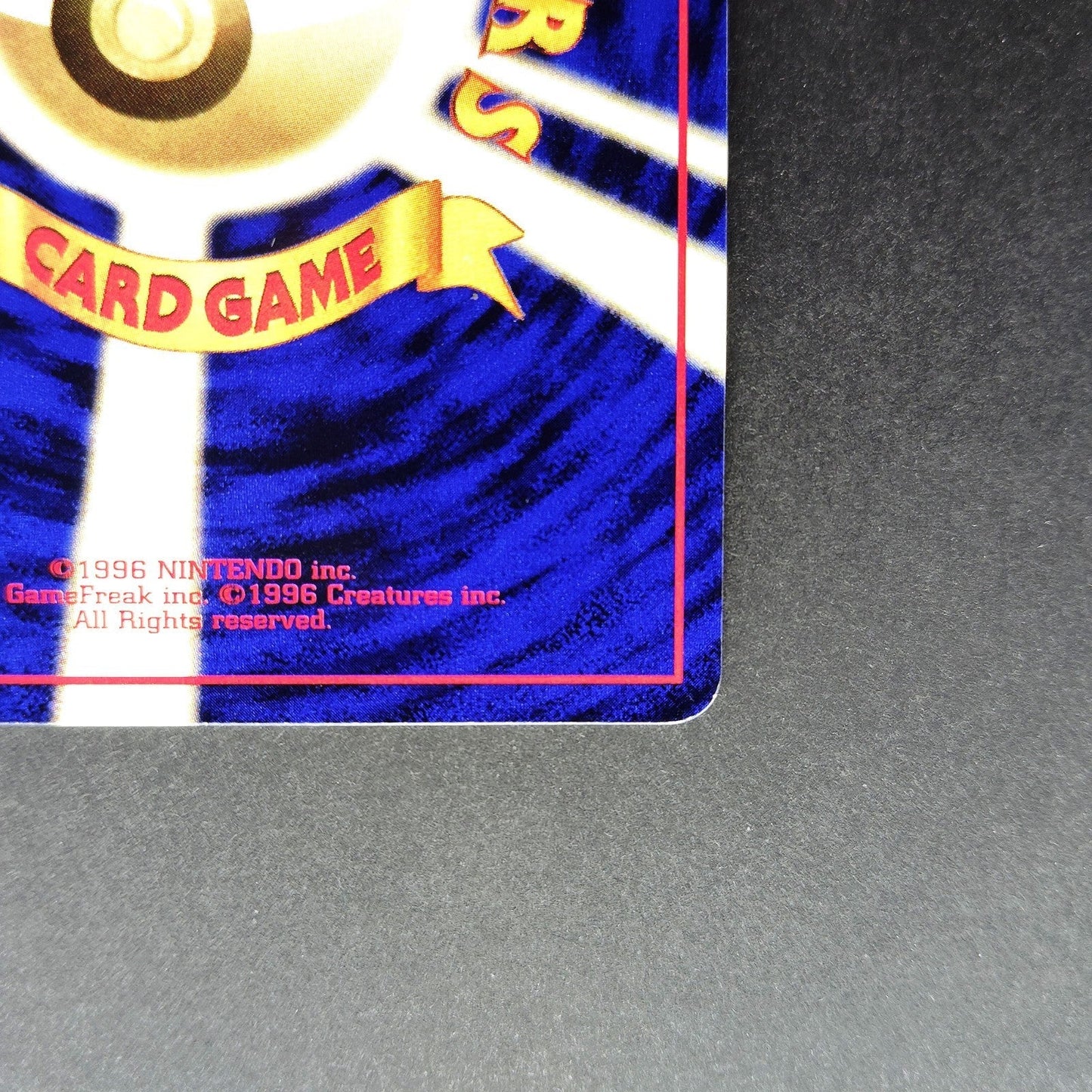 Growlithe LV.16 No.058 Old Back LP Japanese Pokemon Card