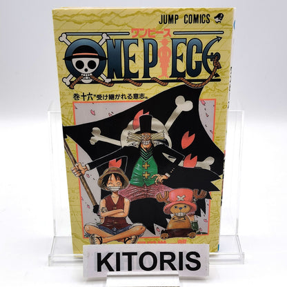 One Piece 1st Printing Vol 16 First Edition Shohan Manga Japanese 2000 Jump R1