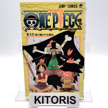 One Piece 1st Printing Vol 16 First Edition Japanese 2000 Eiichiro Oda R2