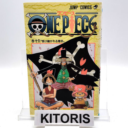 One Piece 1st Printing Vol 16 First Edition Japanese 2000 Eiichiro Oda R2