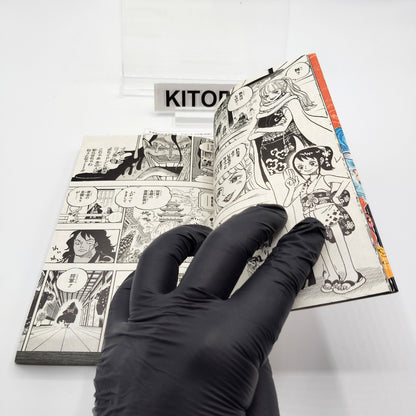 One Piece 1st Printing Vol 105 w/Obi Booklet Japanese 2023 Eiichiro Oda R2