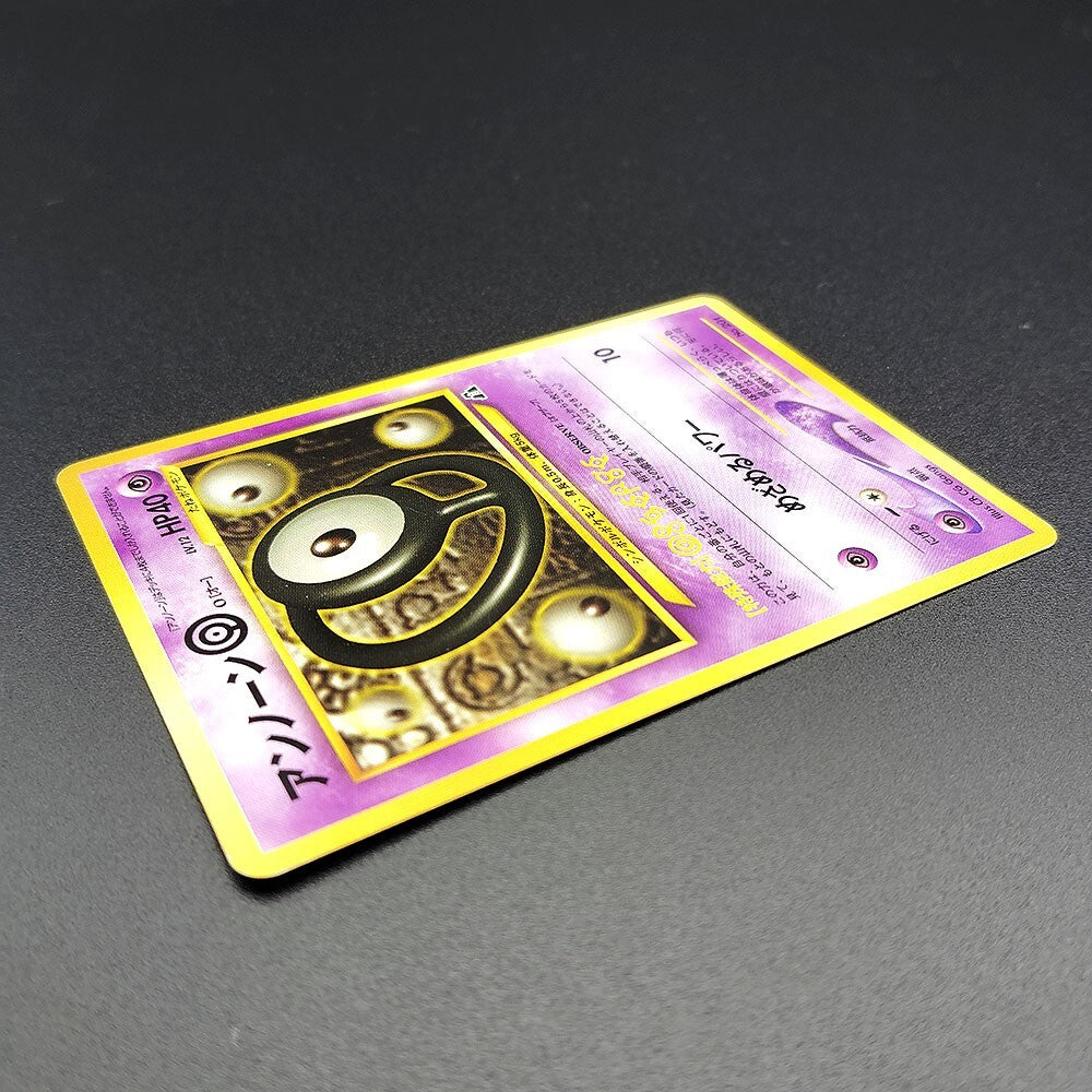 Unown O LV.14 Neo Discovery No.201 Old Back LP 2000 Japanese Pokemon Card