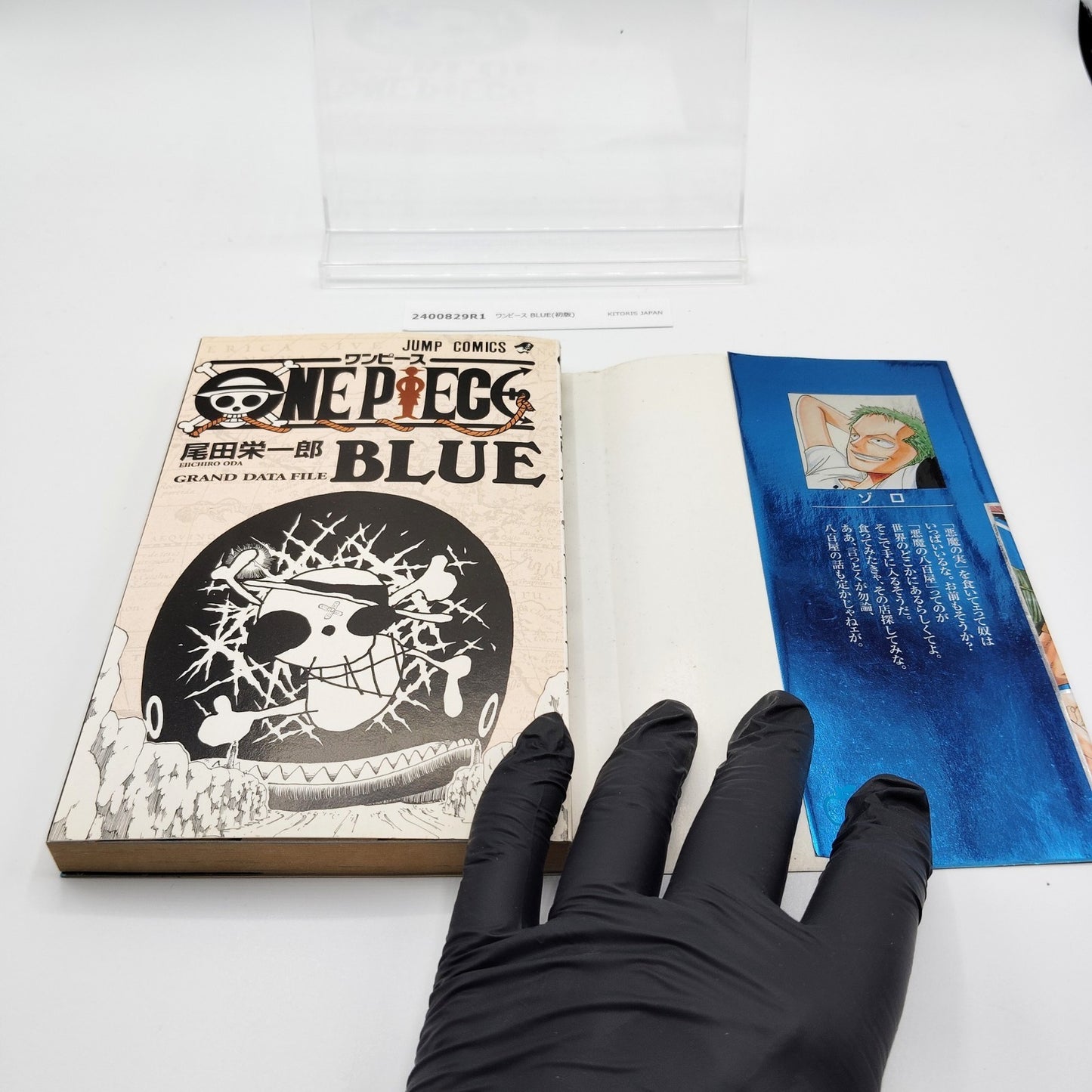One Piece 1st Printing Blue Grand Data File Japanese 2002 Eiichiro Oda R1