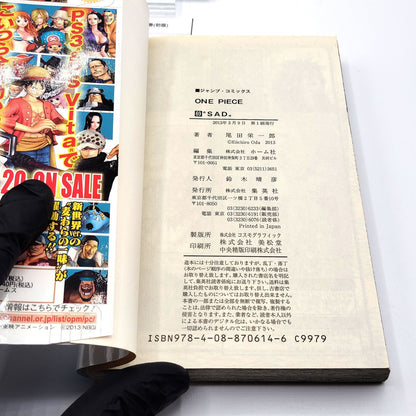 One Piece 1st Printing Vol 69 First Edition Shohan Manga Japanese 2013 Jump R1