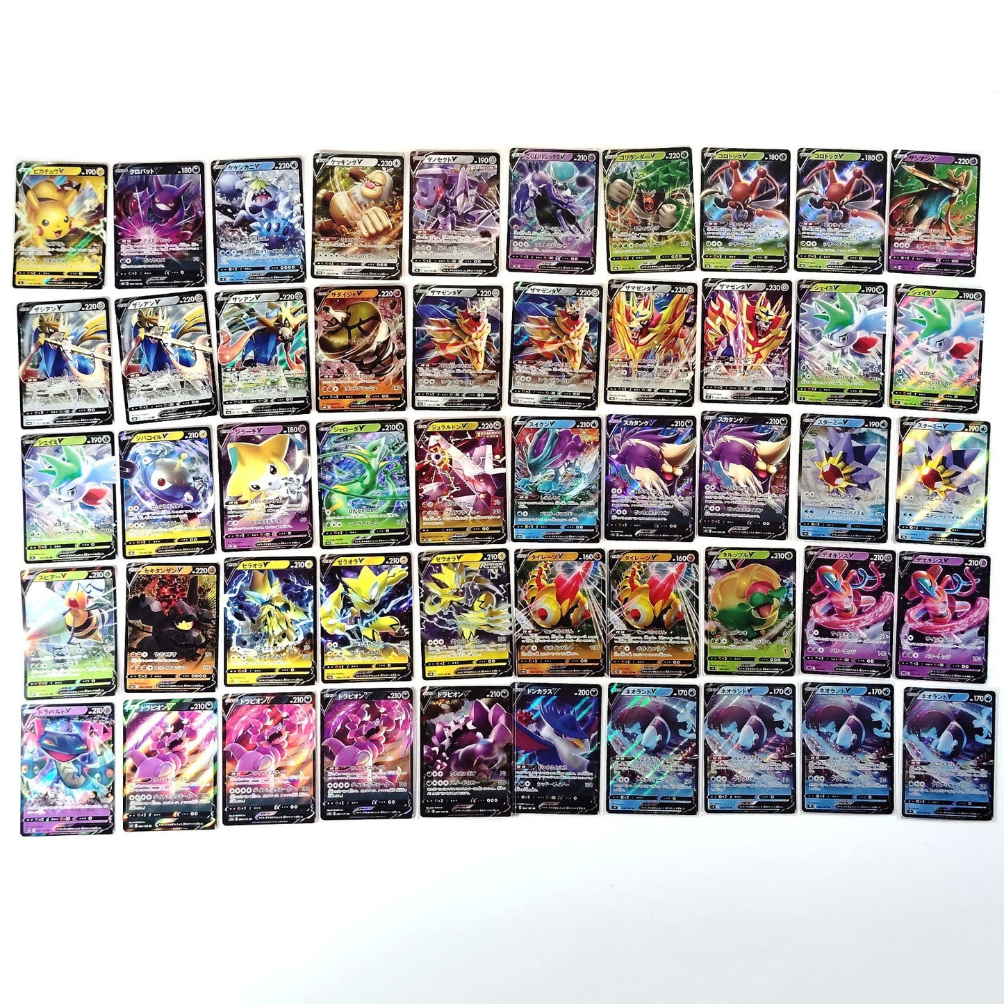 Pokemon Card Bulk Lot 500 V ex VMAX VSTAR NM-LP Japanese 50 Pikachu mew Eevee