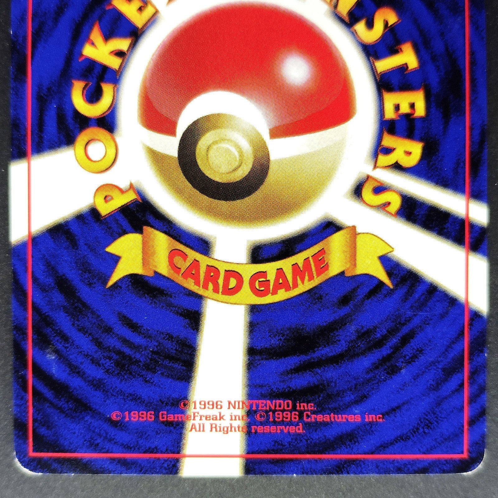 Squirtle LV.8 Base Set No.007 Old Back LP Japanese Pokemon Card