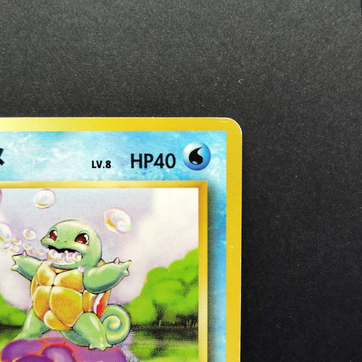 Squirtle LV.8 Base Set No.007 Old Back LP Japanese Pokemon Card